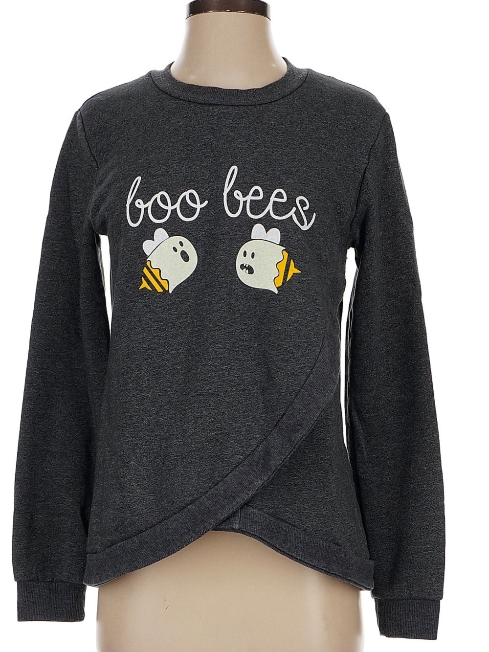Latched Mama Easy Access Nursing 'Boo Bees' Graphic Long Sleeve Sweatshirt